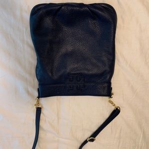 Tory Burch Navy Leather across Body